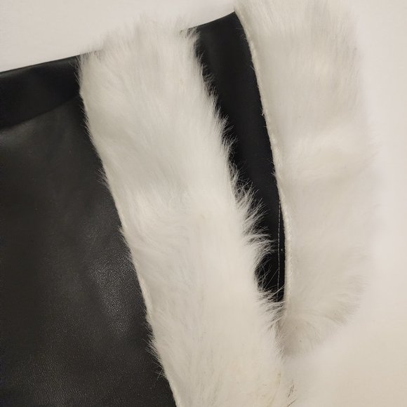 Pair of Black Santa Boot Covers - Picture 2 of 4